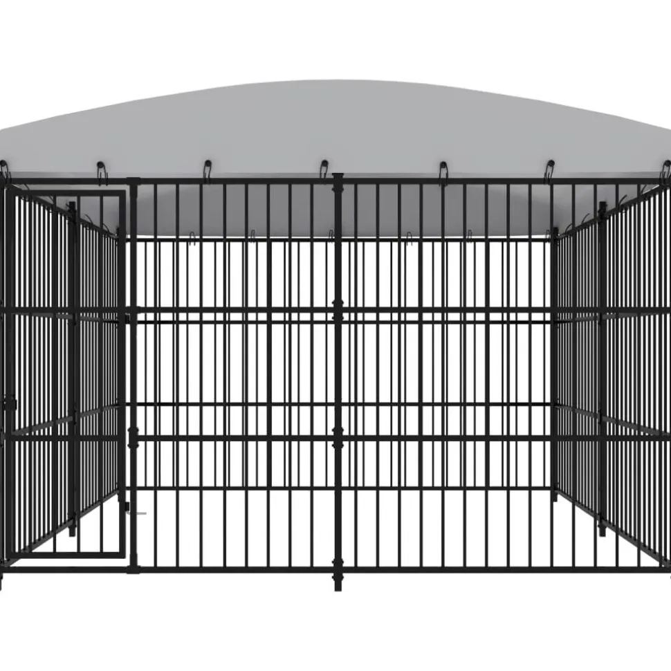 Koiratarha katoksella, 300x300x210cm