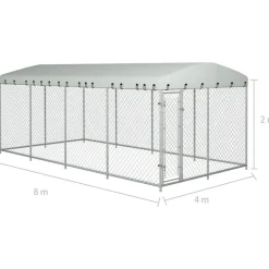 Koiratarha katoksella, 8x4x2m