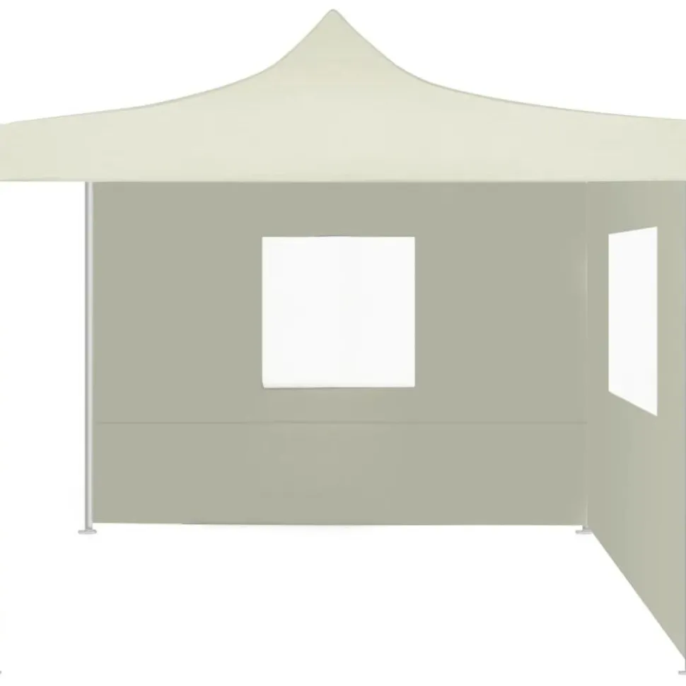 Kokoontaittuva juhlateltta 2 sivuseinää 2x2 m teräs kerma