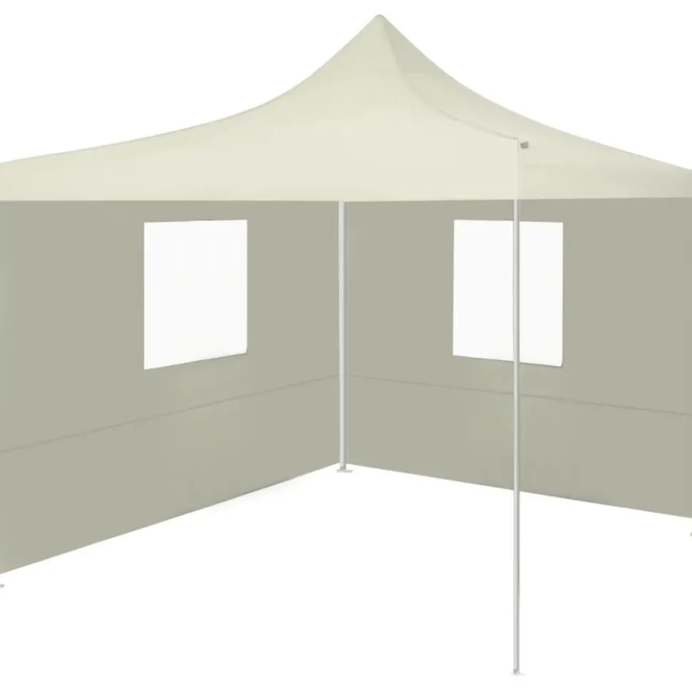 Kokoontaittuva juhlateltta 2 sivuseinää 2x2 m teräs kerma