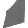 Kokoontaittuva parvekkeen sivumarkiisi harmaa 140x140 cm
