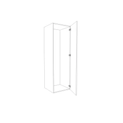Komeron runko Ideal Keittiöt 1920mm valkoinen