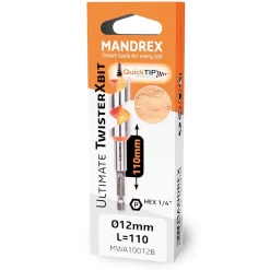 Konepuuporanterä Mandrex TwisterXbit 3/8