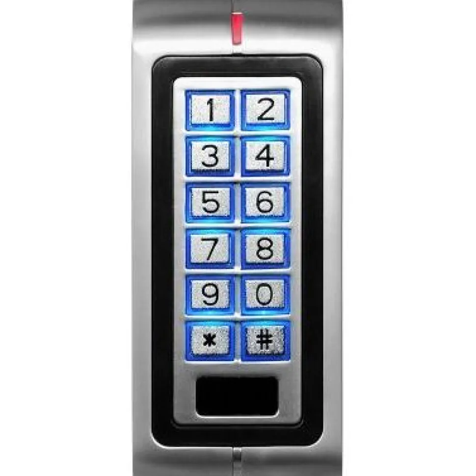 Koodinäppäimistö Sebury W1 RFID-lukijalla IP67 ulkokäyttöön