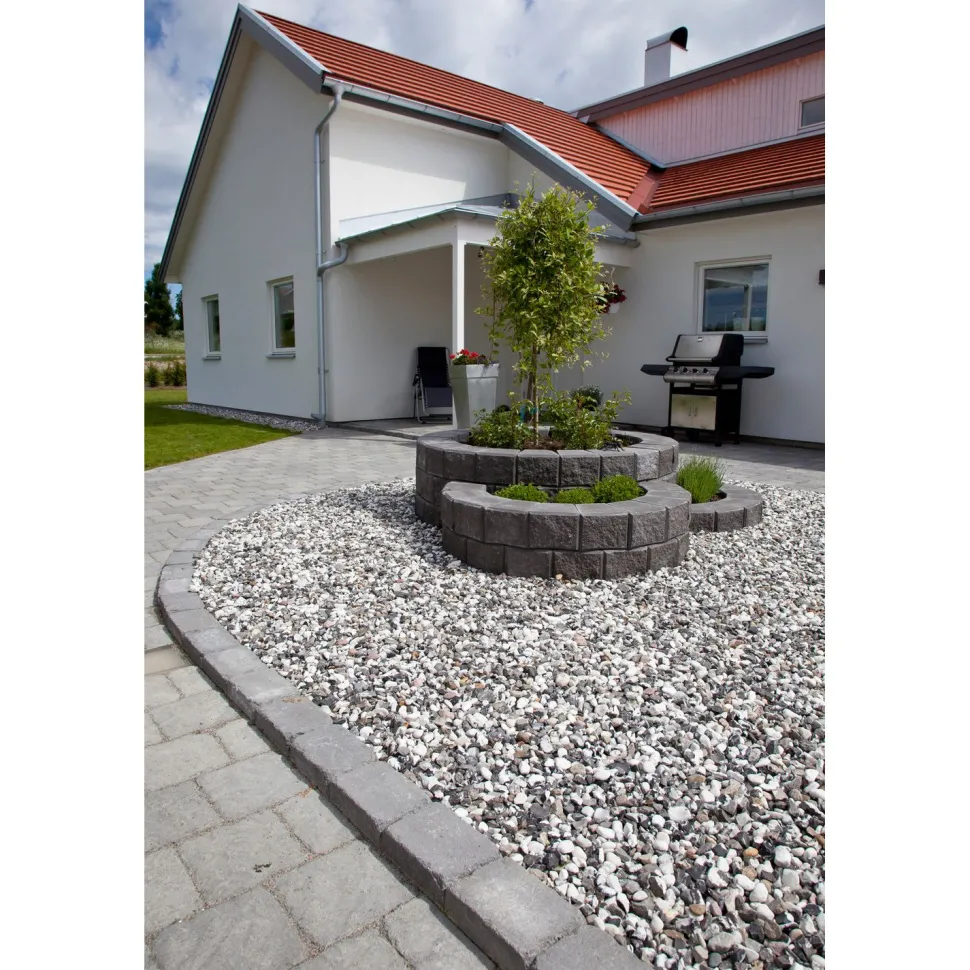 Koristekivi Benders Merikivi 32-64 mm 800 kg suursäkki mustavalkoinen