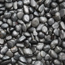 Koristekivi Benders 20-40 mm 15 kg säkki kiiltävä musta