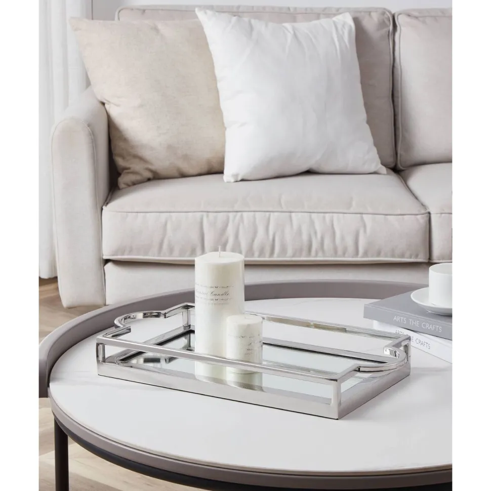 Koristetarjotin Eglo Living Savant, 45x23cm, kromi