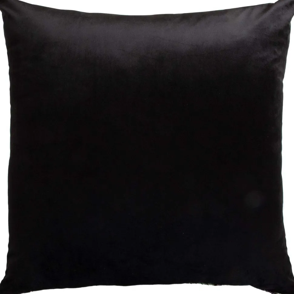 Koristetyyny Home4You HOLLY ruusu 68x68 cm, musta