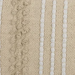 Koristetyyny tupsuilla Eglo Living Chevery, 60x35cm, kerma/beige
