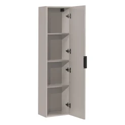 Korkea kaappi Interia Adele 140x35x25 cm, beige