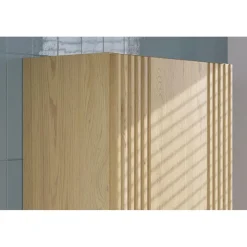 Korkea kaappi Interia Falun, 400x254x1400mm, 1-ovella, tammi