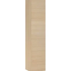 Korkea pyykkikaappi Temal, 182x48cm, hyllyllä ja koreilla, eri vaihtoehtoja
