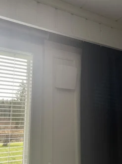 Korvausilmaventtiili Vilpe Wive 100 termostaatilla, 40-90mm läpimenoon