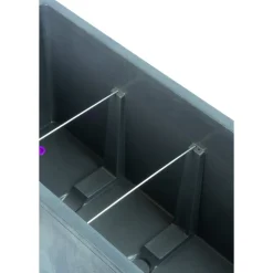 Kukkalaatikko Deroma, Millennium suorakaide pyörillä muovi, eri värejä ja kokoja
