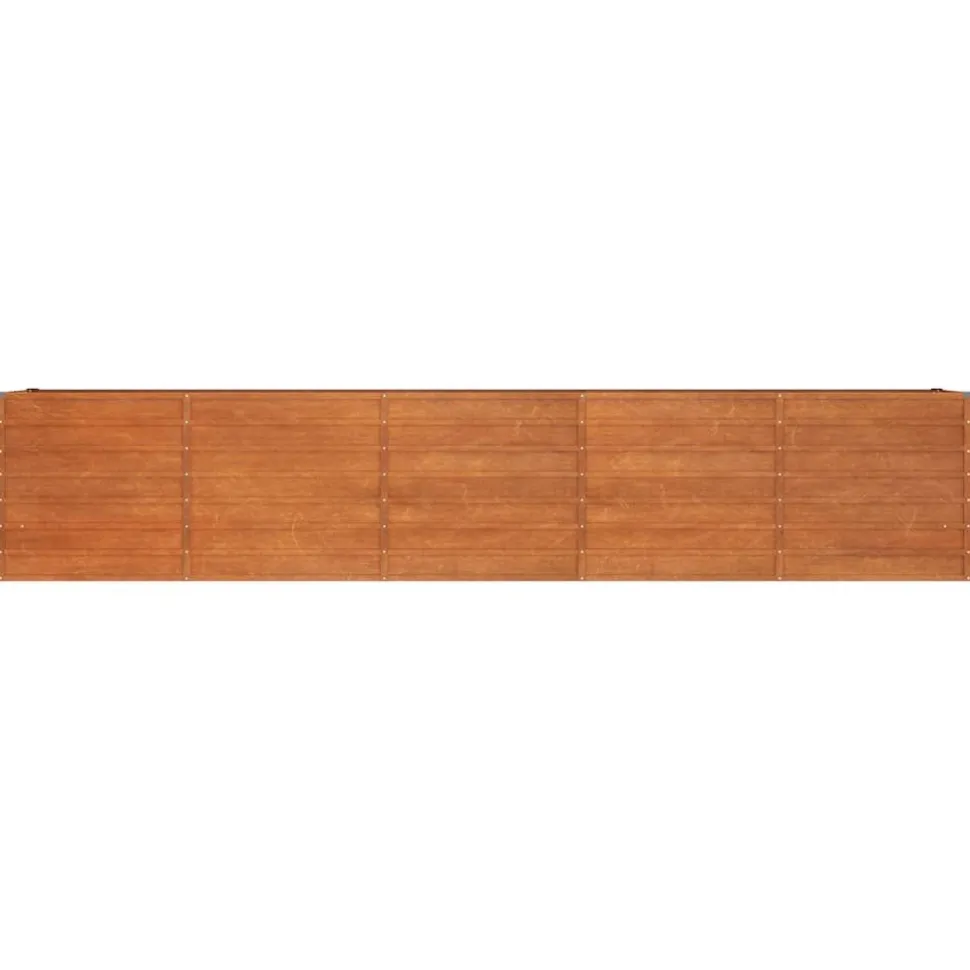 Kukkalaatikko korotettu, ruoste, Corten teräs, eri kokoja (13585)