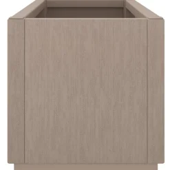 Kukkalaatikko puutarhaan vaaleanruskea 80x36x35 cm PP (68778)
