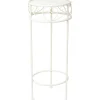 Kukkateline Home4You SANDY Ø25xK60 cm, antiikinvalkoinen
