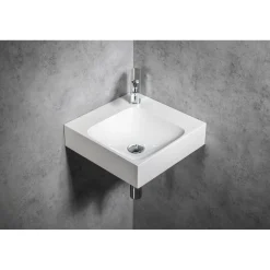 Kulma-allas Interia Emona 400x400 mm, valkoinen