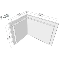 Kulmaluukku Tapani Puosi TP-20S 565x385mm eri värivaihtoehtoja