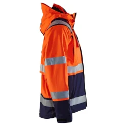 Kuoritakki Blåkläder 4987 Highvis huomio-oranssi/sininen