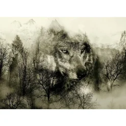 Kuvatapetti Artgeist Mountain Predator Beige eri kokoja