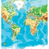Kuvatapetti Dimex World Map, 225x250cm, monivärinen