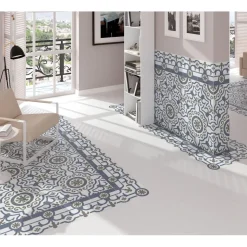 Kuviolaatta Kymppi-Lattiat History Jugend Alhambra Decor himmeä 250x250 mm
