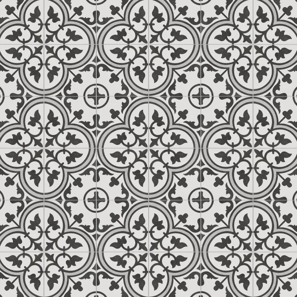 Kuviolaatta Kymppi-Lattiat History Jugend Edinburgh Grey himmeä 250x250 mm