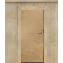Kylmävaraston Jabo Ljusdal 100x210cm oikea, käsittelemätön sileä vaneri