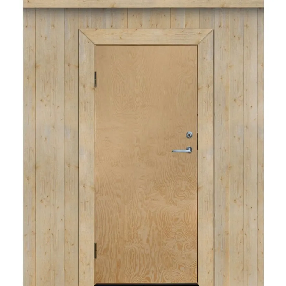 Kylmävaraston Jabo Ljusdal 100x210cm oikea, käsittelemätön sileä vaneri