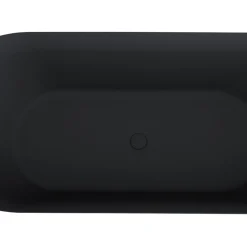 Kylpyamme Bathlife Stillsam, 1600 mm, musta