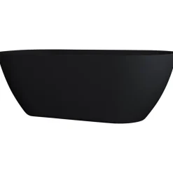 Kylpyamme Bathlife Stillsam, 1600 mm, musta