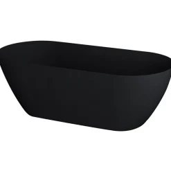 Kylpyamme Bathlife Stillsam, 1600 mm, musta