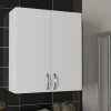 Kylpyhuoneen kaappi Linento Furniture Benito, 70x80cm, valkoinen