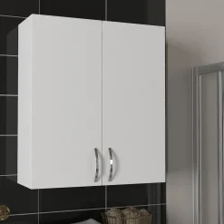 Kylpyhuoneen kaappi Linento Furniture Benito, 70x80cm, valkoinen