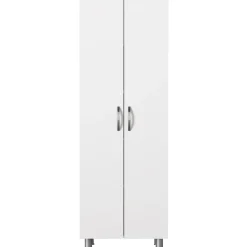 Kylpyhuoneen kaappi Linento Furniture Arizona 2, 59.4x173.6cm, valkoinen
