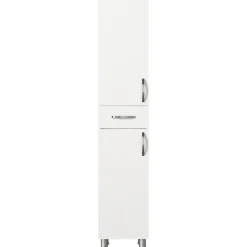 Kylpyhuoneen kaappi Linento Furniture Selin, 35x179cm, valkoinen