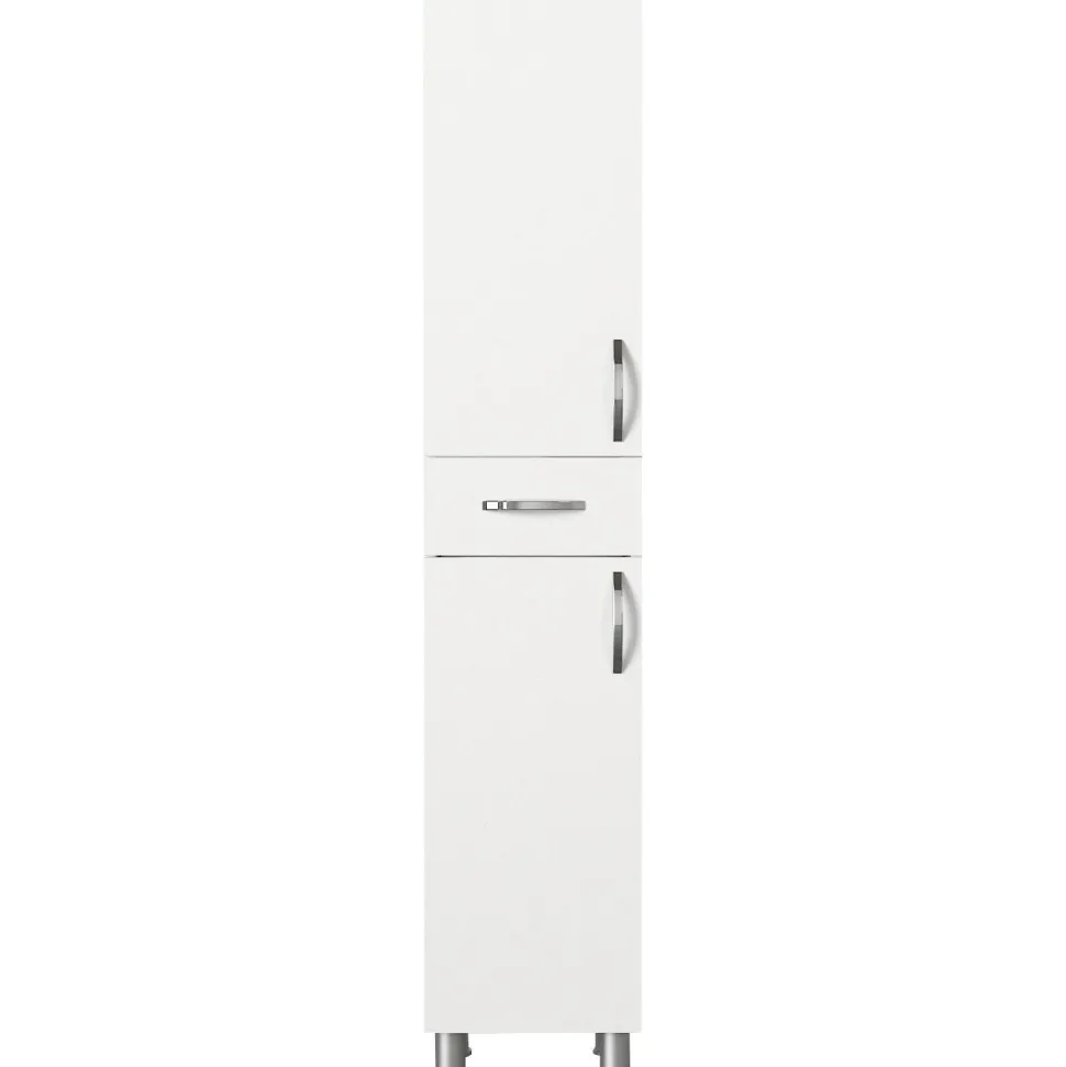 Kylpyhuoneen kaappi Linento Furniture Selin, 35x179cm, valkoinen