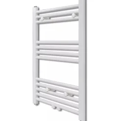 Kylpyhuoneen keskuslämmitys pyyheteline suora 500 x 764 mm