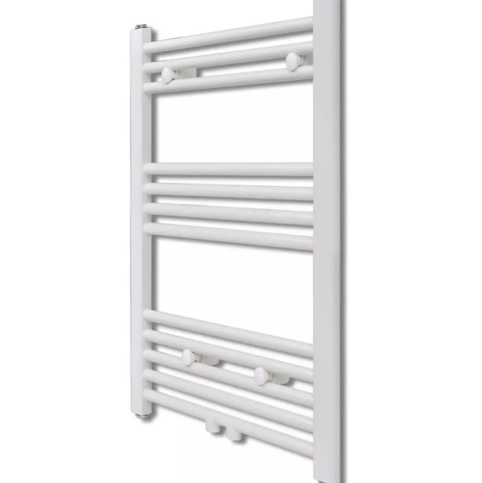 Kylpyhuoneen keskuslämmitys pyyheteline suora 500 x 764 mm