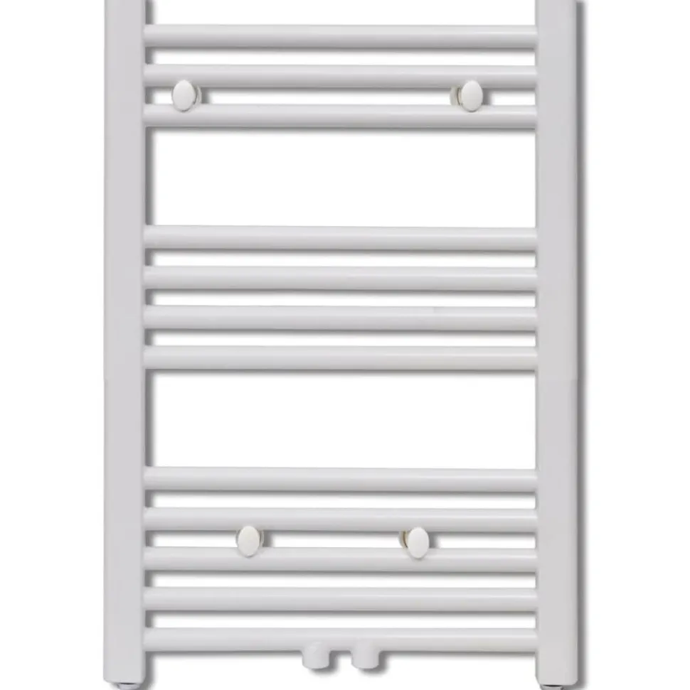Kylpyhuoneen keskuslämmitys pyyheteline suora 500 x 764 mm