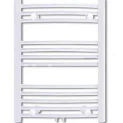 Kylpyhuoneen keskuslämmitys pyyheteline kaareva 500 x 764 mm