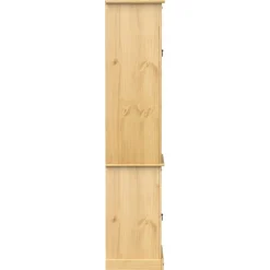 Kylpyhuoneen korkea kaappi Corona 50x40x185 cm täysi mänty (02792)