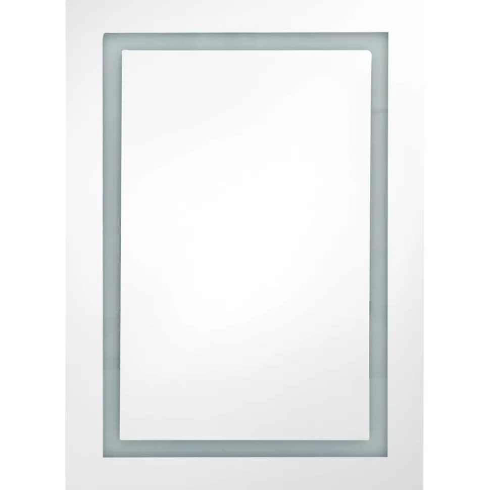Kylpyhuoneen LED-Peilikaappi 50x13x70 cm (25543)