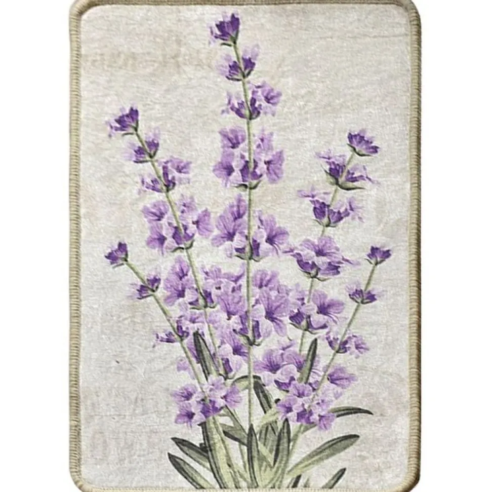 Kylpyhuonematto Linento Lavender, 40x60cm, liila