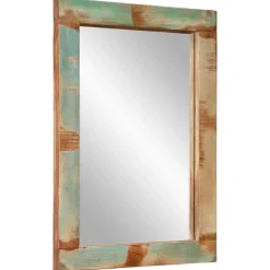 Kylpyhuoneryhmä 3-osainen, sis. allaskaappi + sivukaapit, kierrätetty täyspuu (00639)