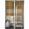 Kylpyhuonesauna Harvia Sirius Formula 1400x1240mm eri materiaaleja