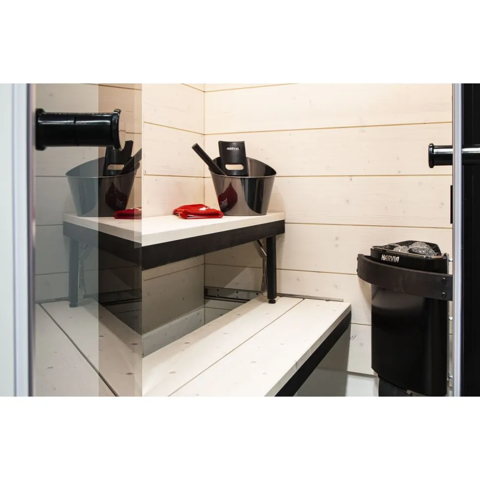 Kylpyhuonesauna Harvia SmartFold 2.0, 280x120x120cm, eri vaihtoehtoja
