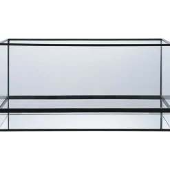 Kynttilälyhty House Nordic Hurricane, 30x12x15cm, musta metalli/lasi