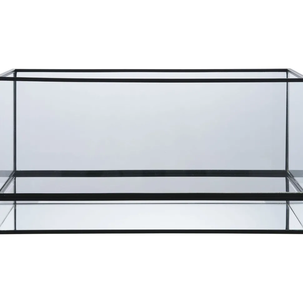 Kynttilälyhty House Nordic Hurricane, 30x12x15cm, musta metalli/lasi